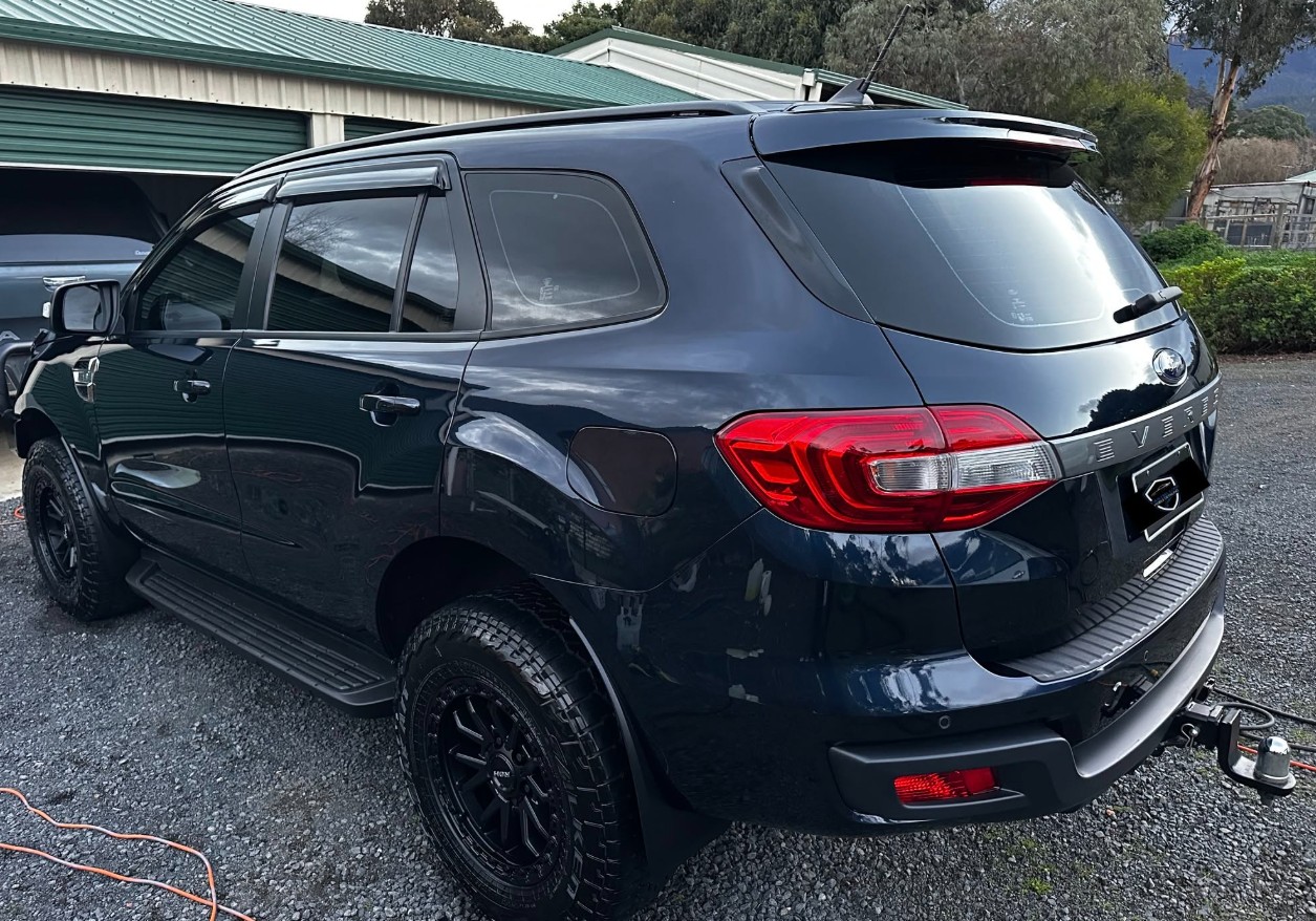 Dark SUV detailed by Tas Deluxe Mobile Detailing in Hobart, Tasmania