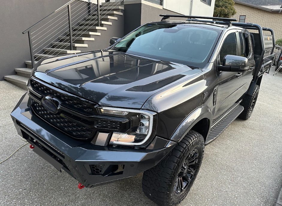 After — Ceramic Coating — Ceramic coated Triton and Ranger utes