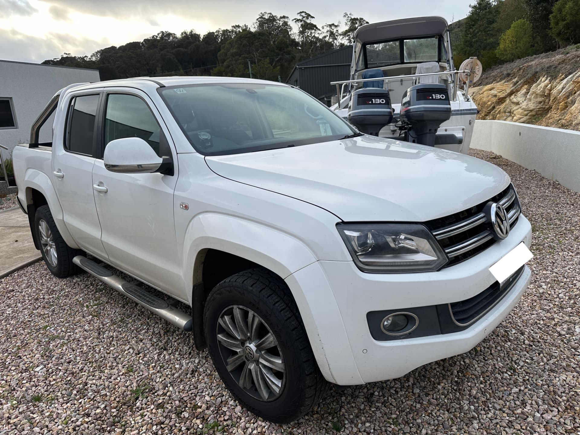 Before — Volkswagen Amarok dual cab before and after an exterior detail